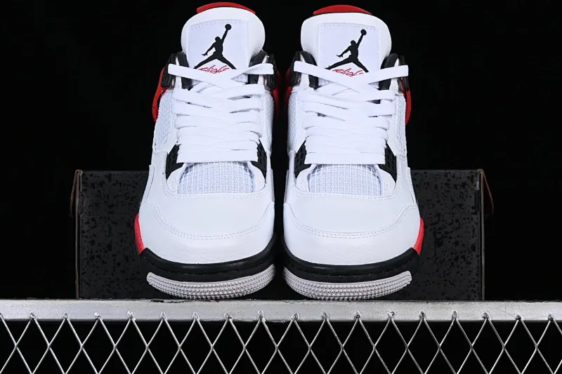 All categories Air Jordan Jordan series basketball shoes Air Jordan 4 Air Jordan 4 Red "Cement" AJ4 Joe 4 red cement reverse flame red DH6927-161
